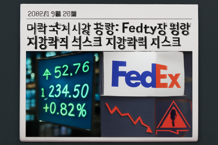 2026-03-23 미국 주식시장 동향: FedEx의 긍정적 전망과 지정학적 리스크